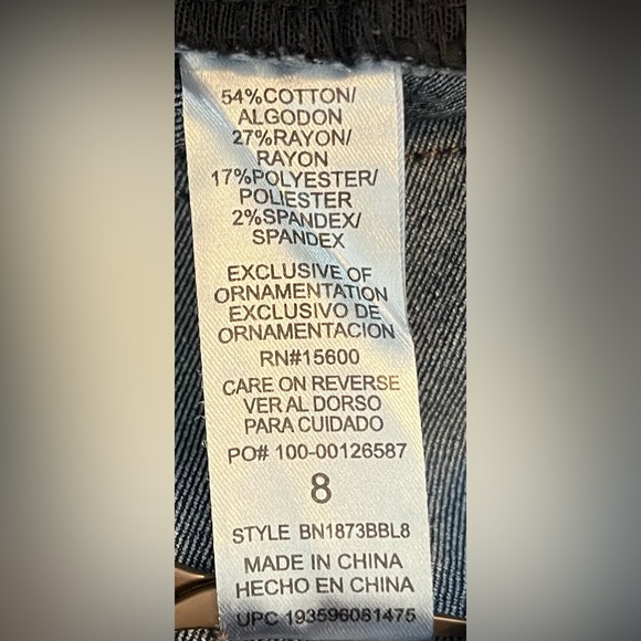 Democracy Jeans "Ab" technology Stretch - Size 8- Mid-Rise - Picture 4 of 4